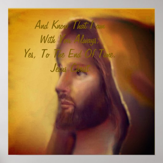 Jesus Christus Poster (Vorne)