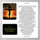 Jesus Christus Poster (Vorne)