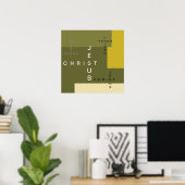 Jesus Christus Poster (Heimbüro)