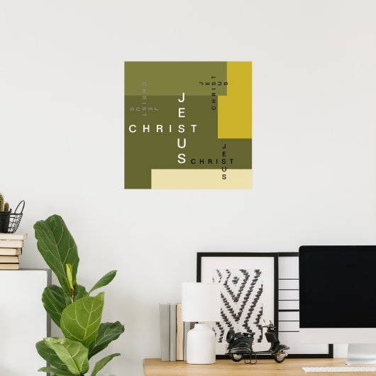 Jesus Christus Poster (Heimbüro)