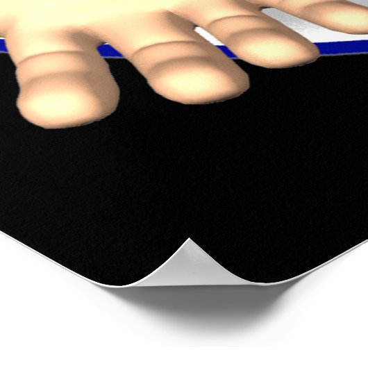 Jesus Christus Poster (Ecke)