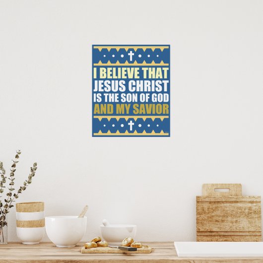 Jesus Christus Poster (Küche)
