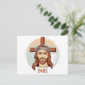 Jesus Christus Postkarte (Stehend Vorderseite)