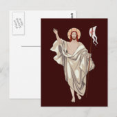 Jesus Christus Postkarte (Vorne/Hinten)