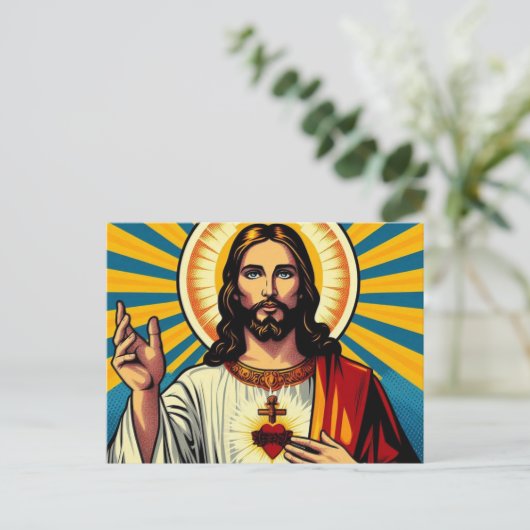 Jesus Christus Postkarte (Stehend Vorderseite)