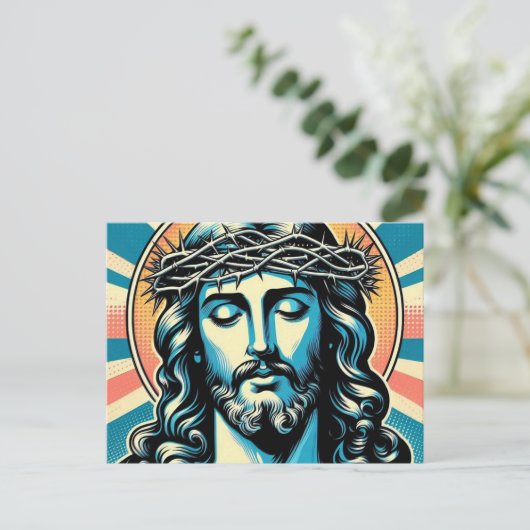 Jesus Christus Postkarte (Stehend Vorderseite)