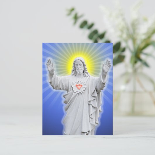 Jesus Christus Postkarte (Stehend Vorderseite)