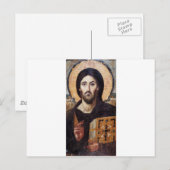 Jesus Christus Postkarte (Vorne/Hinten)