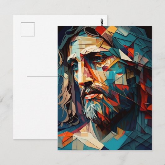 Jesus Christus Postkarte (Vorne/Hinten)