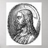 Jesus-Christus-Profil Poster (Vorne)