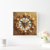 Jesus Christus Quadratische Wanduhr (Zuhause)