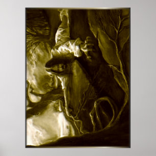 Jesus Christus-Qual im Garten von Gethsemane Poster