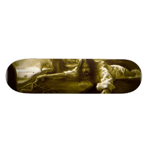 Jesus Christus-Qual im Garten von Gethsemane Skateboard