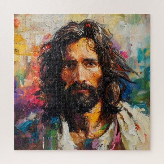 Jesus Christus Religion Farbe Puzzle (Vertikal)