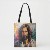 Jesus Christus Religion Farbe Tasche (Vorderseite)