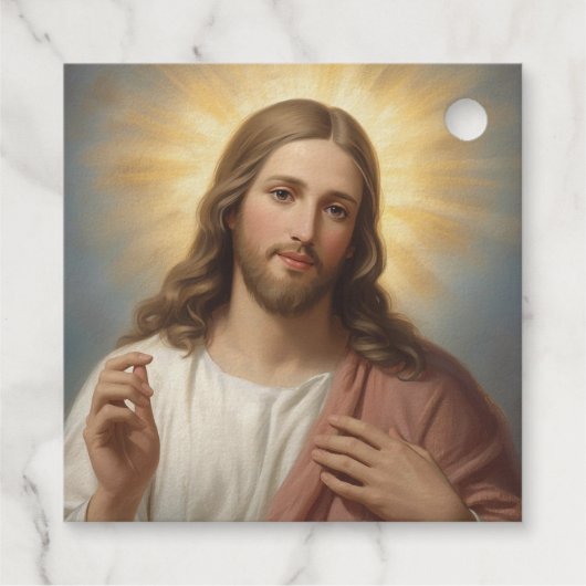 Jesus Christus - Religiöse Anlässe Geschenkanhänger (Rückseite)