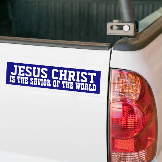 Jesus Christus: Retter Autoaufkleber (Auf Lkw)
