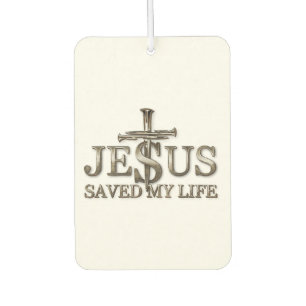 Jesus Christus rettete mein Leben Geschenk für Fra Autolufterfrischer