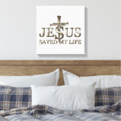 Jesus Christus Rettete mein Lebensgeschenk für Fra Leinwanddruck (Insitu (Schlafzimmer))