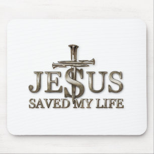 Jesus Christus Rettete mein Lebensgeschenk für Fra Mousepad