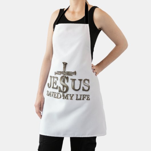 Jesus Christus Rettete mein Lebensgeschenk für Fra Schürze (InSitu)