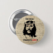 Jesus Christus Revolutionär Button (Vorne & Hinten)
