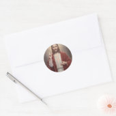 Jesus Christus Runder Aufkleber (Umschlag)