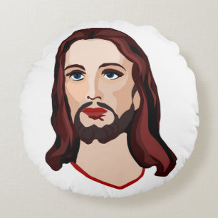 JESUS CHRISTUS RUNDES KISSEN