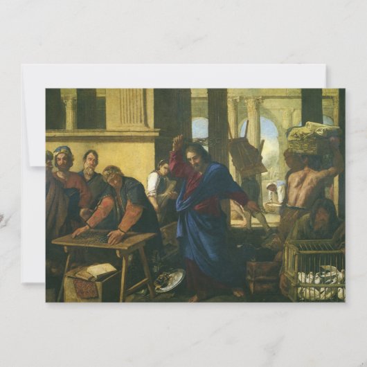 Jesus Christus - Säuberung des Tempels (Vorderseite)