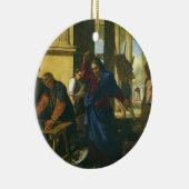 Jesus Christus - Säuberung des Tempels Keramik Ornament (Rechts)