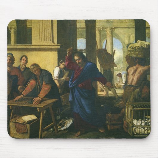 Jesus Christus - Säuberung des Tempels Mousepad (Vorne)