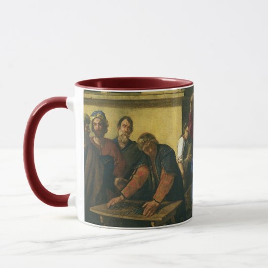 Jesus Christus - Säuberung des Tempels Tasse (Links)