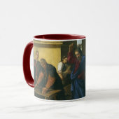 Jesus Christus - Säuberung des Tempels Tasse (Vorderseite Links)