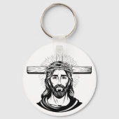 Jesus Christus Schlüsselanhänger (Rückseite)