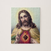 Jesus Christus Segen Heiliges Herz Jesu Puzzle (Vertikal)