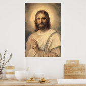Jesus Christus Segen von H. Hofmann Poster (Küche)