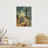 Jesus Christus segnet die Gräber Poster (Küche)