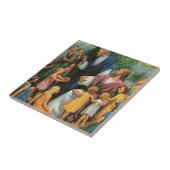 Jesus Christus segnet Kinder, Vintage Religion Fliese (Seite)