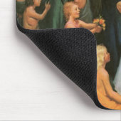 Jesus Christus segnet Kinder, Vintage Religion Mousepad (Ecke)