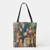 Jesus Christus segnet Kinder, Vintage Religion Tasche (Rückseite)