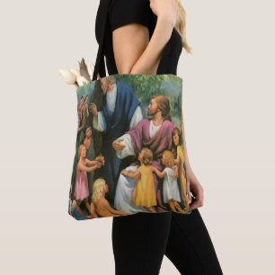 Jesus Christus segnet Kinder, Vintage Religion Tasche