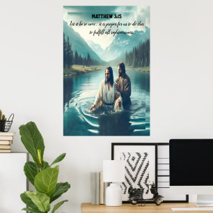 Jesus Christus: Seine Taufreise Poster