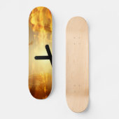 Jesus Christus Selige Jungfrau Mary Dove Calvery Skateboard (Vorderseite)