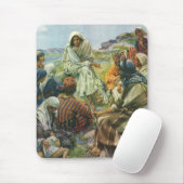 Jesus Christus Sermon auf dem Berg, Vintage Religi Mousepad (Mit Mouse)