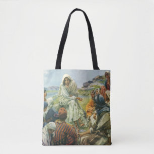 Jesus Christus Sermon auf dem Berg, Vintage Religi Tasche