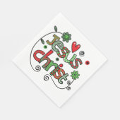 Jesus Christus Serviette (Ecke)