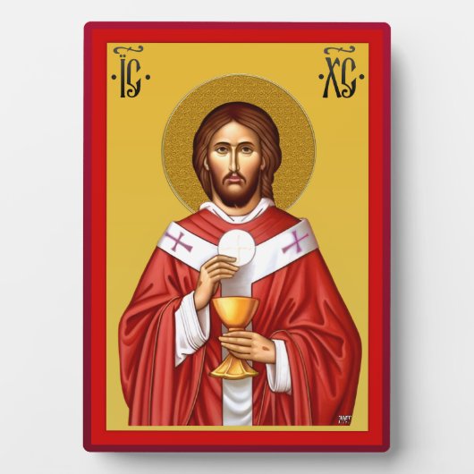 Jesus Christus Sohn Gottes Fotoplatte (Vorderseite)