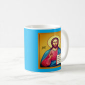 Jesus Christus Sohn Gottes Kaffeetasse (VorderseiteRechts)
