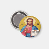 Jesus Christus Sohn Gottes Magnet (Vorderseite/Rückseite)