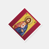 Jesus Christus Sohn Gottes neu Serviette (Ecke)